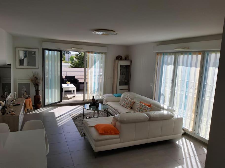 Magnifique Rooftop Duplex Climatise Familial, Aux Arceaux Montpellier Dış mekan fotoğraf